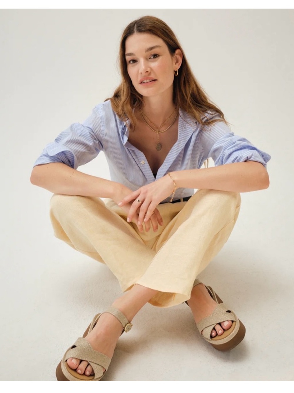 Rothy's Tan and Brown Sandals aroura size 9.5 cross cross sandals